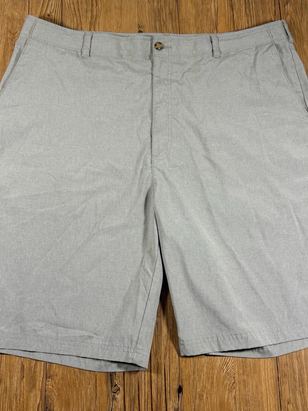 Ben Hogan Men's Golf Shorts Size 44 Gray Stretch Performance Flat Front